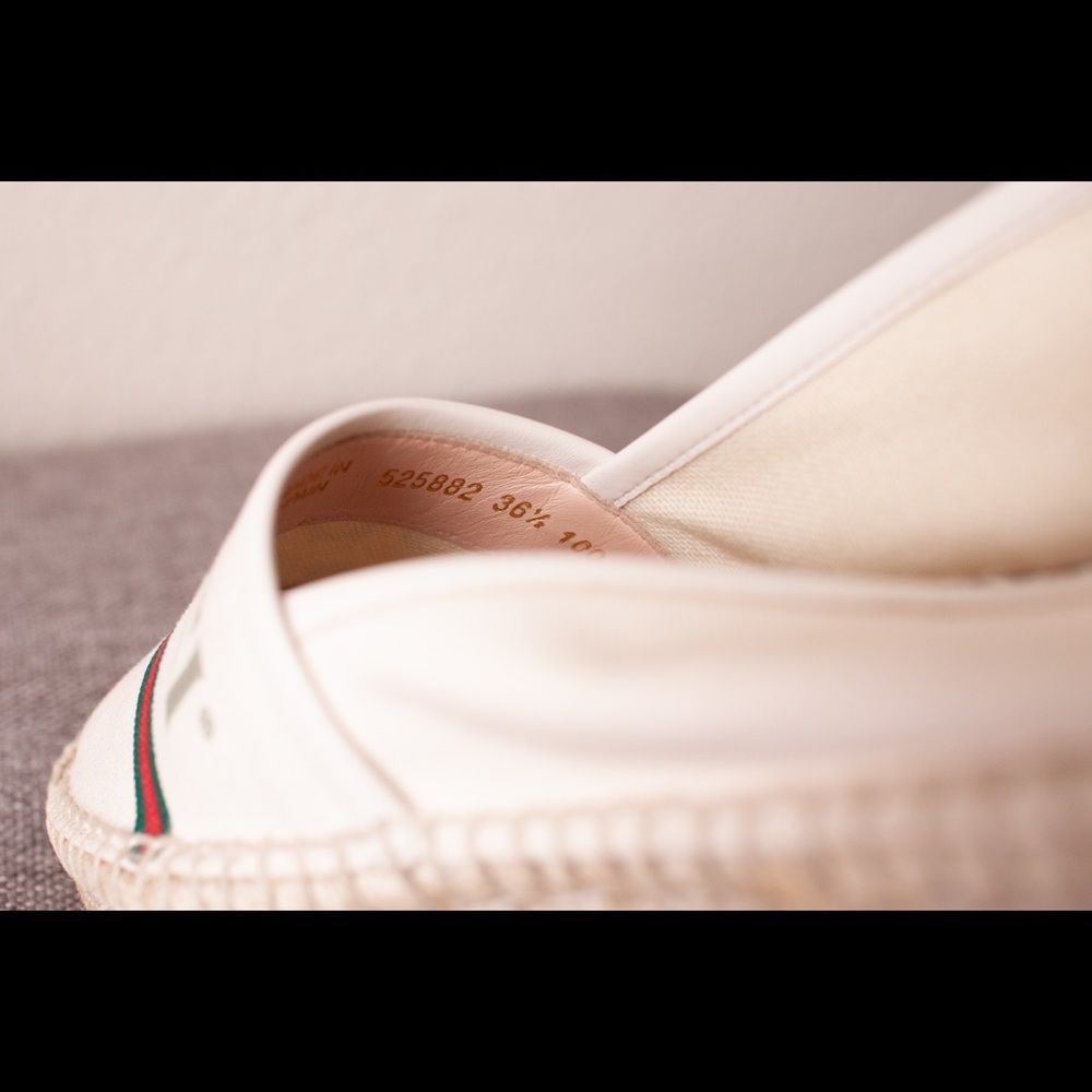 Gucci canvas espadrille, size 6.5 new with tags!!! - Picture 8 of 8